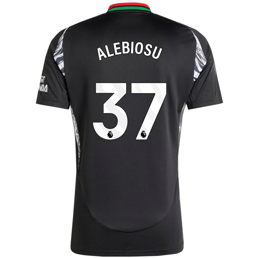 Niño Camiseta Ryan Alebiosu #37 Negro 2ª Equipación 2024/25 La Camisa México