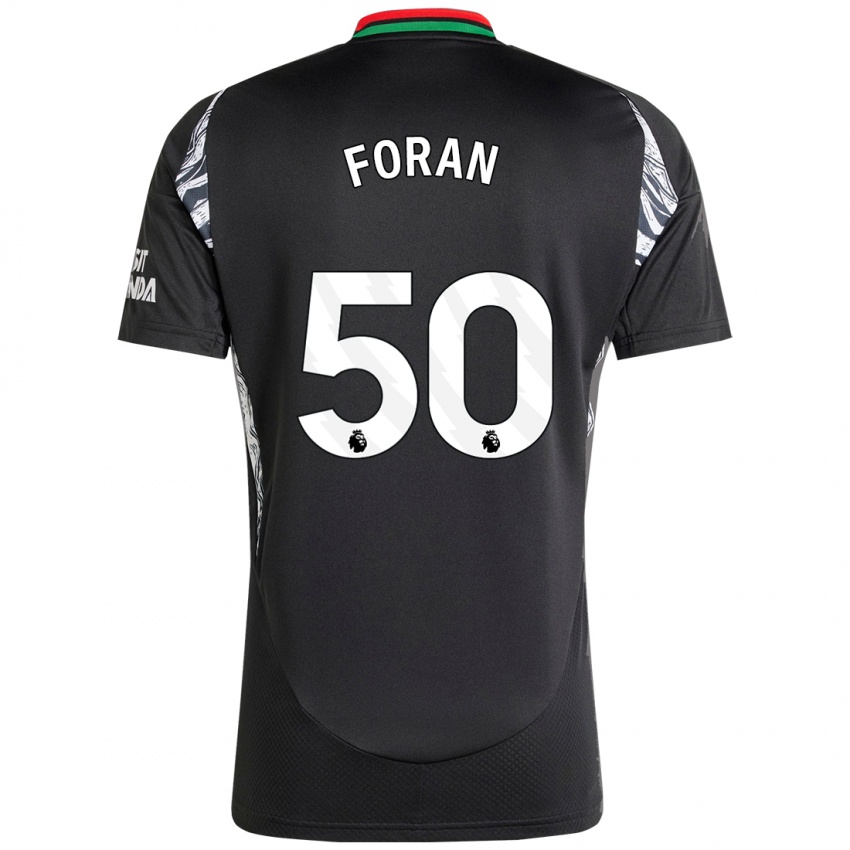 Niño Camiseta Taylor Foran #50 Negro 2ª Equipación 2024/25 La Camisa México