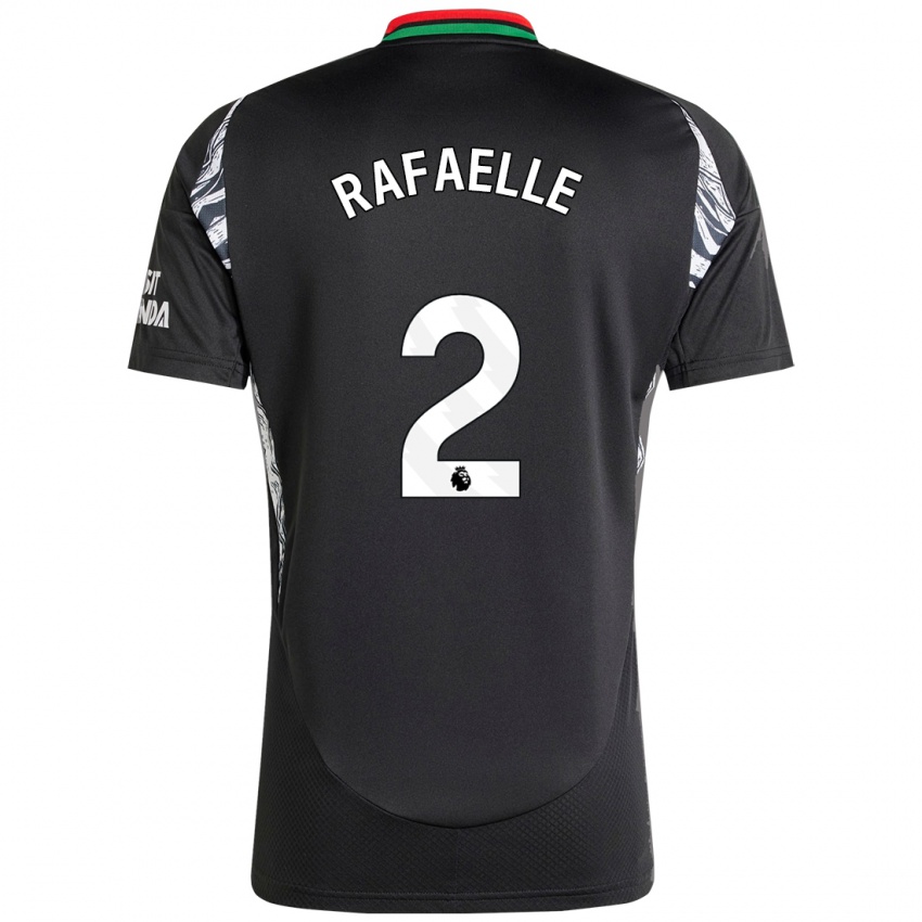 Niño Camiseta Rafaelle Souza #2 Negro 2ª Equipación 2024/25 La Camisa México