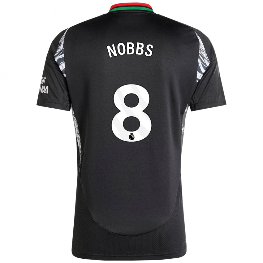 Niño Camiseta Nobbs #8 Negro 2ª Equipación 2024/25 La Camisa México