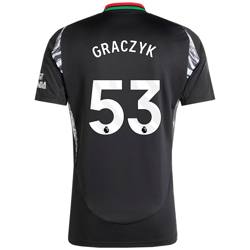 Niño Camiseta Hubert Graczyk #53 Negro 2ª Equipación 2024/25 La Camisa México