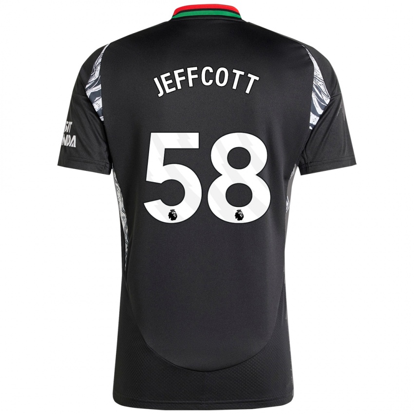 Niño Camiseta Henry Jeffcott #58 Negro 2ª Equipación 2024/25 La Camisa México