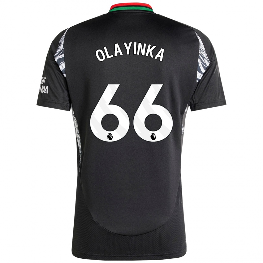 Niño Camiseta James Olayinka #66 Negro 2ª Equipación 2024/25 La Camisa México