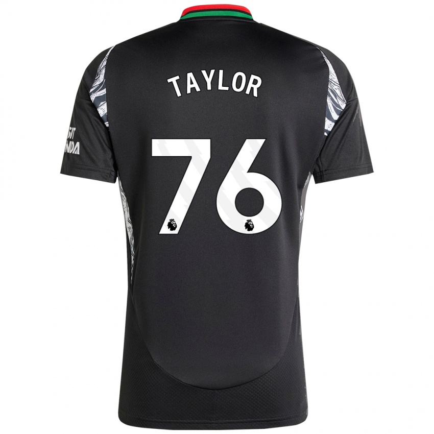 Niño Camiseta Kido Taylor Hart #76 Negro 2ª Equipación 2024/25 La Camisa México