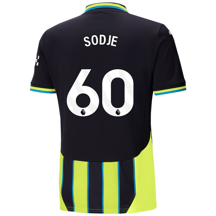 Niño Camiseta Tai Sodje #60 Azul Amarillo 2ª Equipación 2024/25 La Camisa México