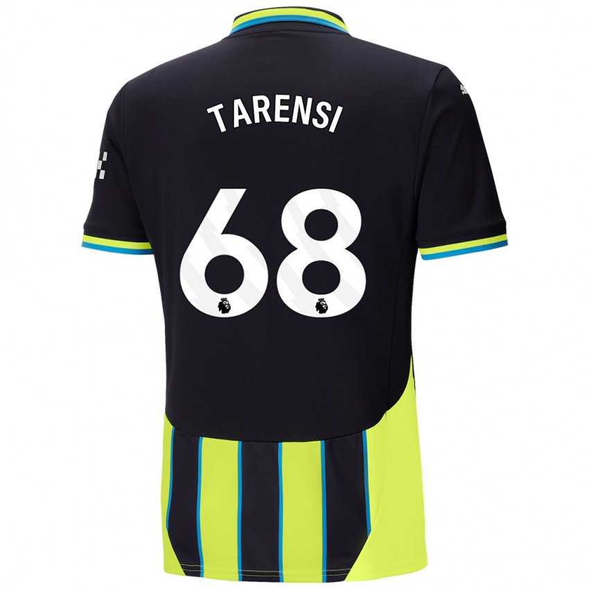 Niño Camiseta Oscar Tarensi #68 Azul Amarillo 2ª Equipación 2024/25 La Camisa México