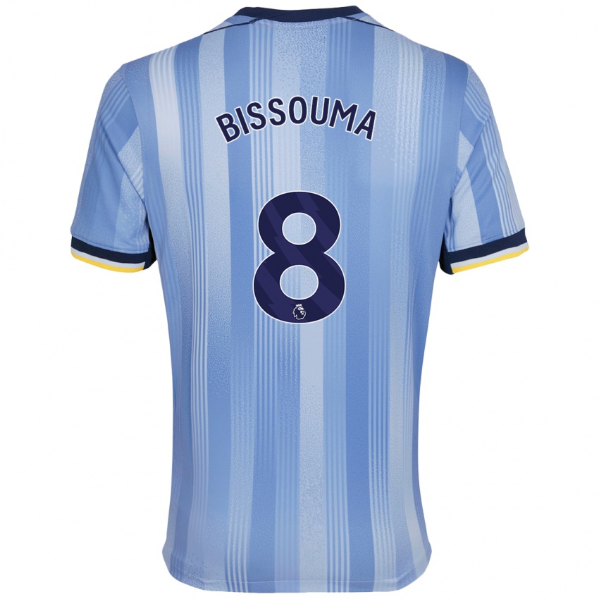 Niño Camiseta Yves Bissouma #8 Azul Claro 2ª Equipación 2024/25 La Camisa México