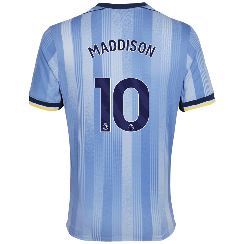 Niño Camiseta James Maddison #10 Azul Claro 2ª Equipación 2024/25 La Camisa México