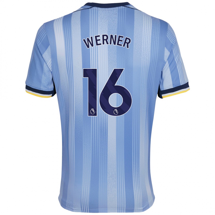 Niño Camiseta Timo Werner #16 Azul Claro 2ª Equipación 2024/25 La Camisa México