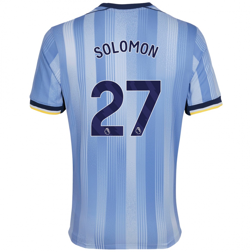 Niño Camiseta Manor Solomon #27 Azul Claro 2ª Equipación 2024/25 La Camisa México