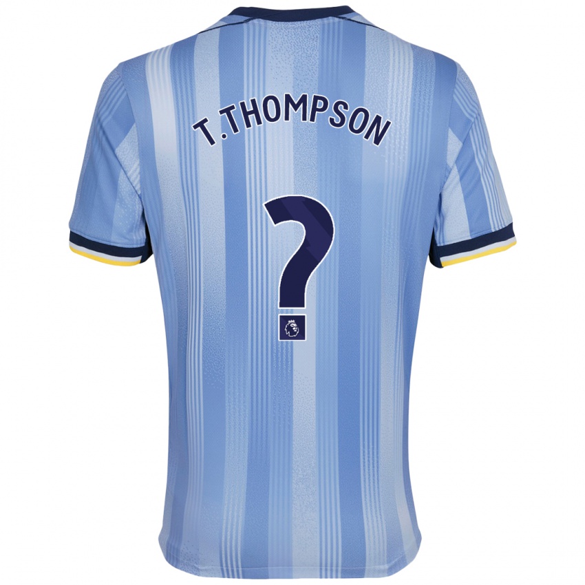 Niño Camiseta Tynan Thompson #0 Azul Claro 2ª Equipación 2024/25 La Camisa México