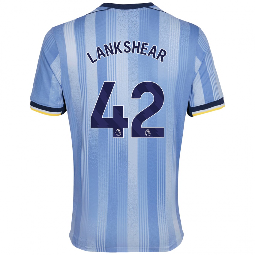 Niño Camiseta Will Lankshear #42 Azul Claro 2ª Equipación 2024/25 La Camisa México