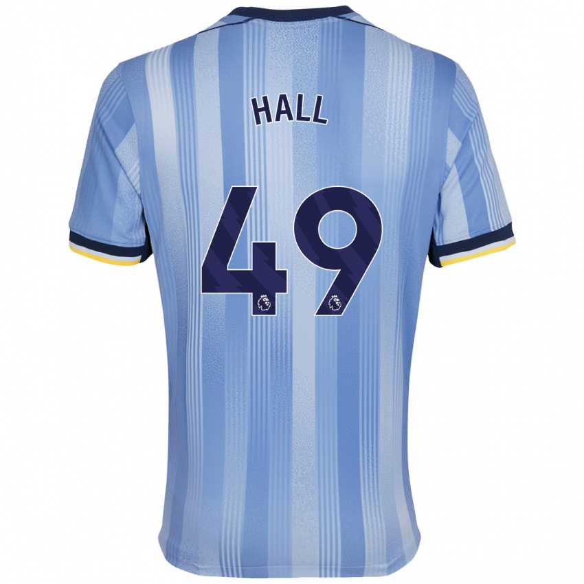 Niño Camiseta Tyrese Hall #49 Azul Claro 2ª Equipación 2024/25 La Camisa México