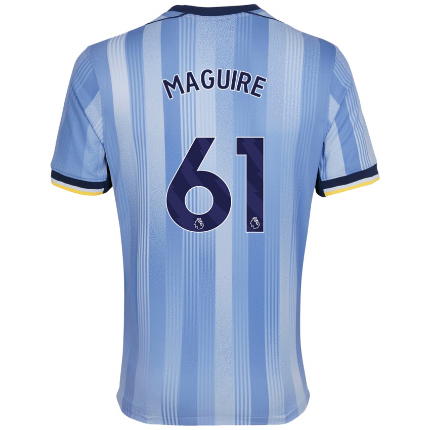 Niño Camiseta Aaron Maguire #61 Azul Claro 2ª Equipación 2024/25 La Camisa México