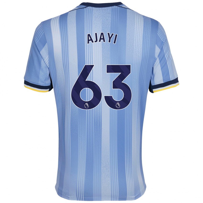 Niño Camiseta Damola Ajayi #63 Azul Claro 2ª Equipación 2024/25 La Camisa México