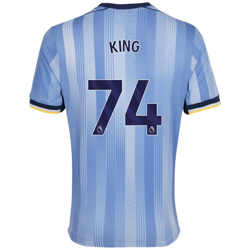 Niño Camiseta Maeson King #74 Azul Claro 2ª Equipación 2024/25 La Camisa México