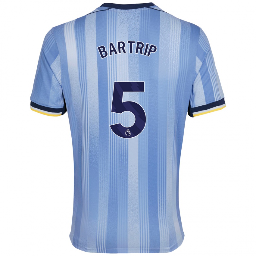 Niño Camiseta Molly Bartrip #5 Azul Claro 2ª Equipación 2024/25 La Camisa México