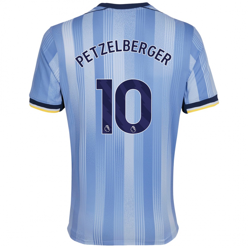 Niño Camiseta Ramona Petzelberger #10 Azul Claro 2ª Equipación 2024/25 La Camisa México