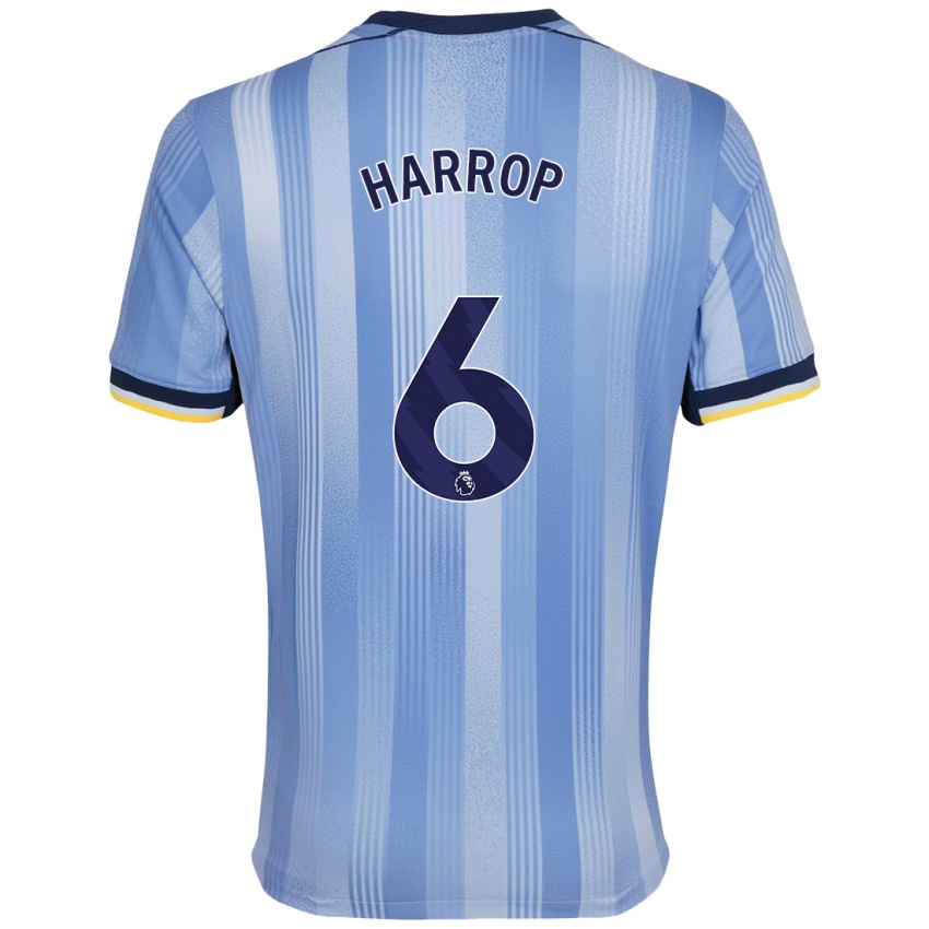 Niño Camiseta Kerys Harrop #6 Azul Claro 2ª Equipación 2024/25 La Camisa México