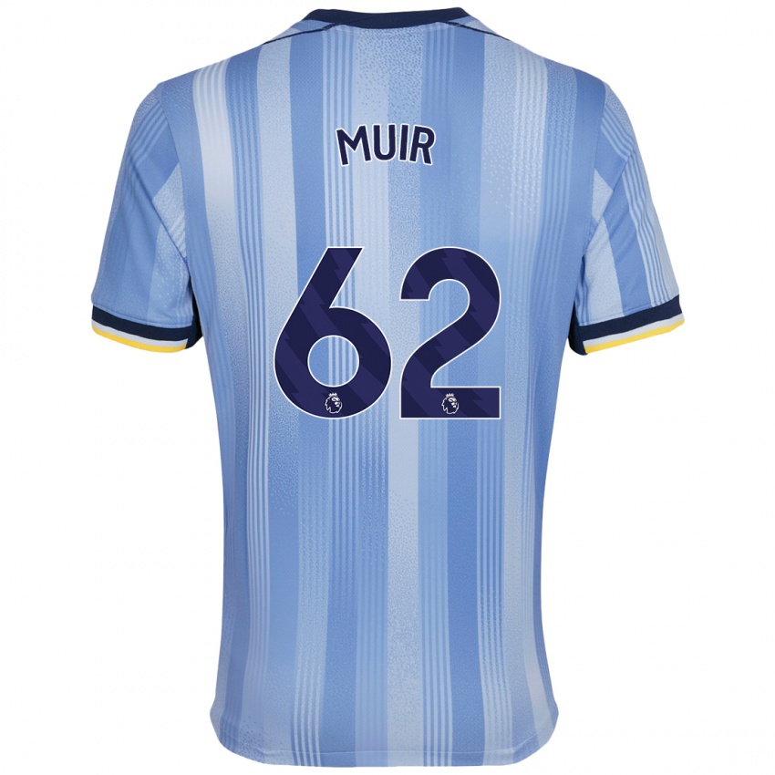 Niño Camiseta Marqes Muir #62 Azul Claro 2ª Equipación 2024/25 La Camisa México