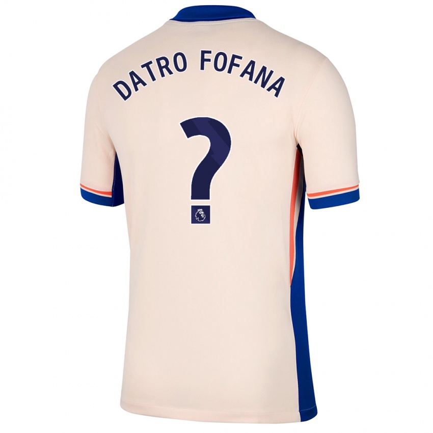 Niño Camiseta David Datro Fofana #0 Beige Claro 2ª Equipación 2024/25 La Camisa México