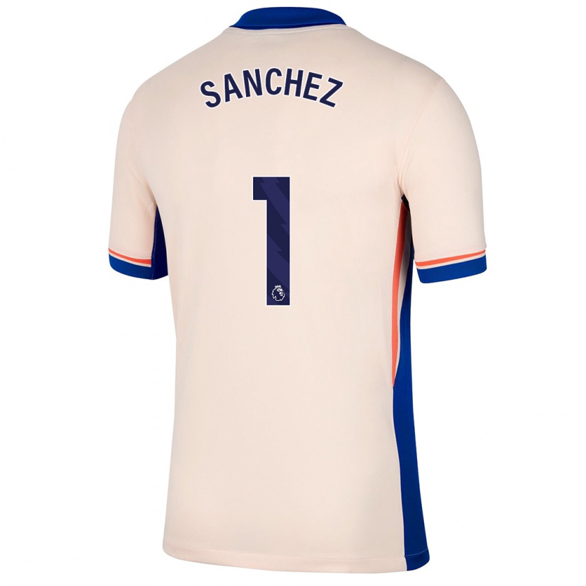 Niño Camiseta Robert Sánchez #1 Beige Claro 2ª Equipación 2024/25 La Camisa México