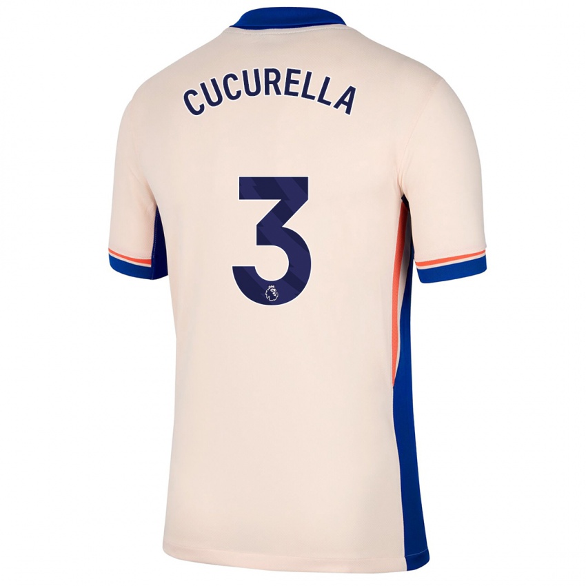 Niño Camiseta Marc Cucurella #3 Beige Claro 2ª Equipación 2024/25 La Camisa México