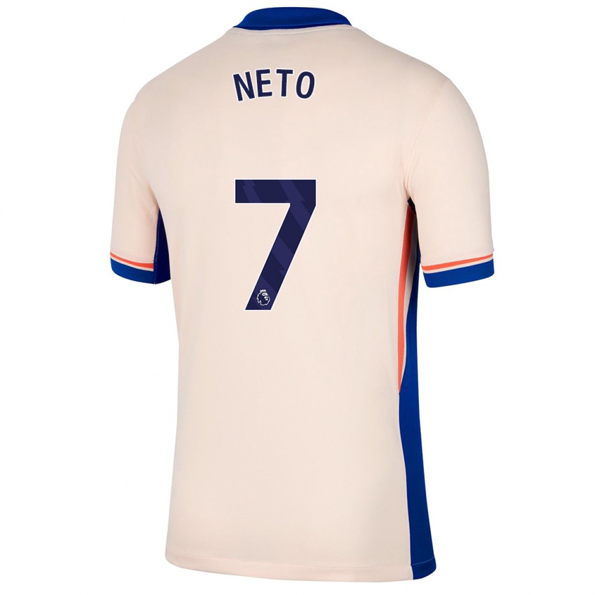 Niño Camiseta Pedro Neto #7 Beige Claro 2ª Equipación 2024/25 La Camisa México