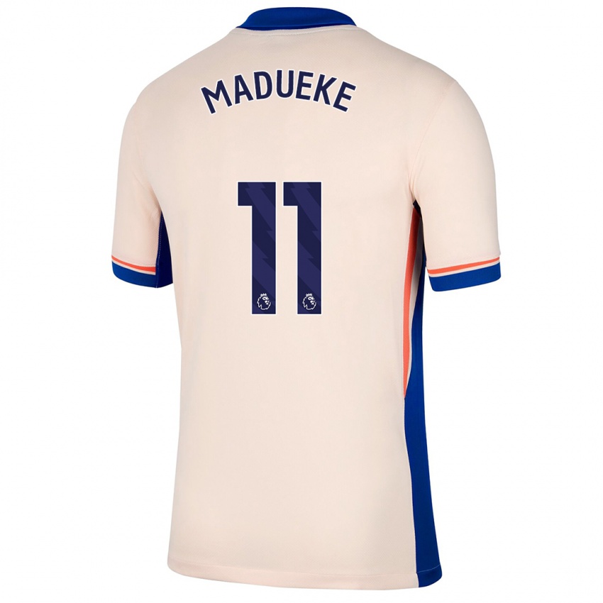 Niño Camiseta Noni Madueke #11 Beige Claro 2ª Equipación 2024/25 La Camisa México