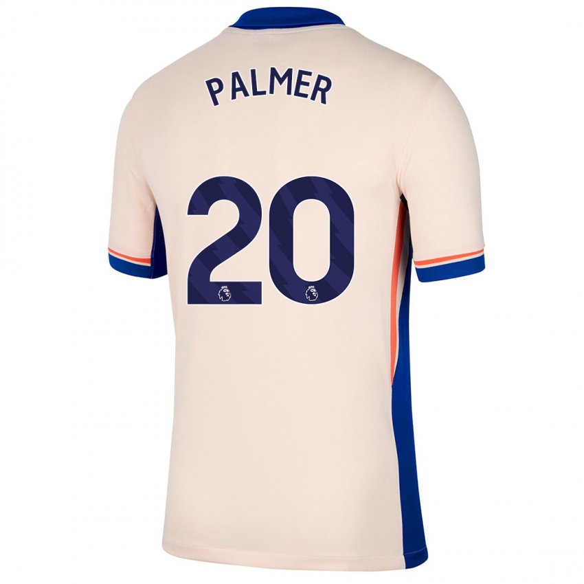 Niño Camiseta Cole Palmer #20 Beige Claro 2ª Equipación 2024/25 La Camisa México