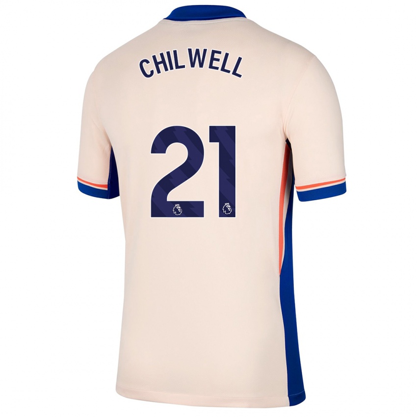 Niño Camiseta Ben Chilwell #21 Beige Claro 2ª Equipación 2024/25 La Camisa México