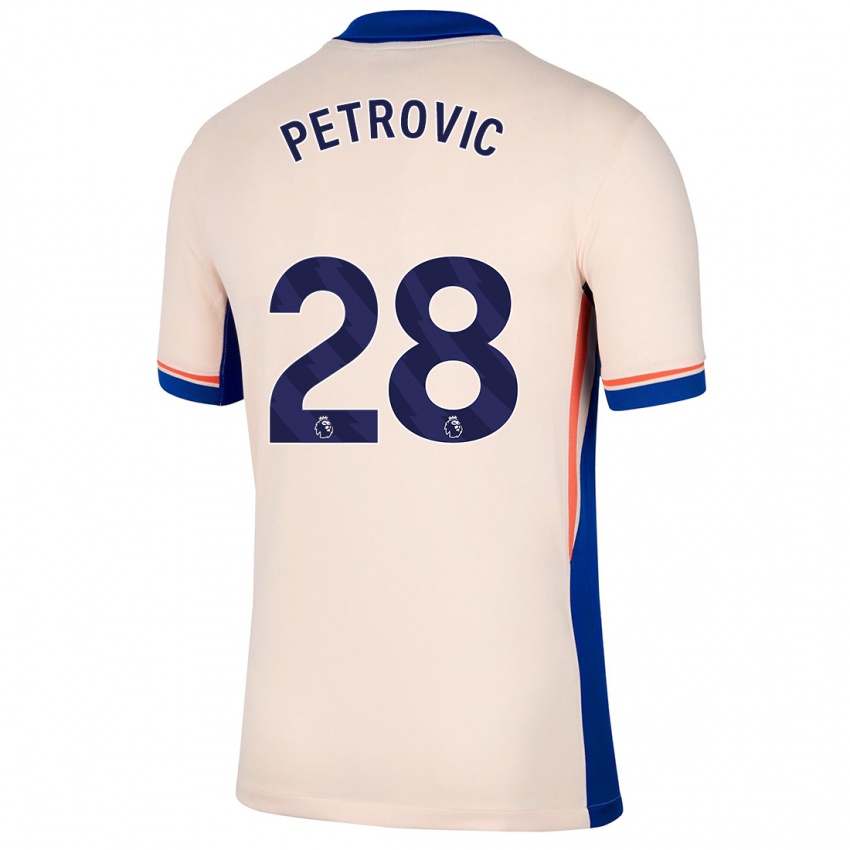 Niño Camiseta Djordje Petrovic #28 Beige Claro 2ª Equipación 2024/25 La Camisa México