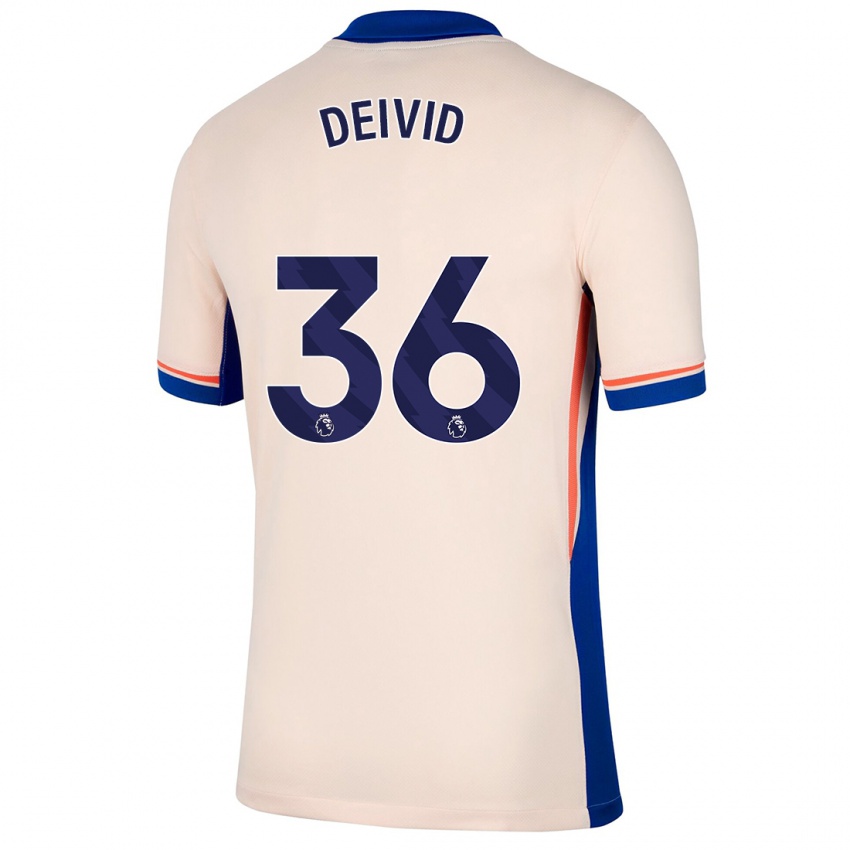 Niño Camiseta Deivid Washington #36 Beige Claro 2ª Equipación 2024/25 La Camisa México