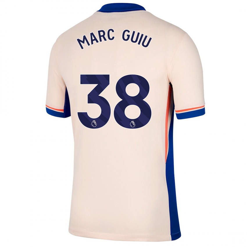 Niño Camiseta Marc Guiu #38 Beige Claro 2ª Equipación 2024/25 La Camisa México