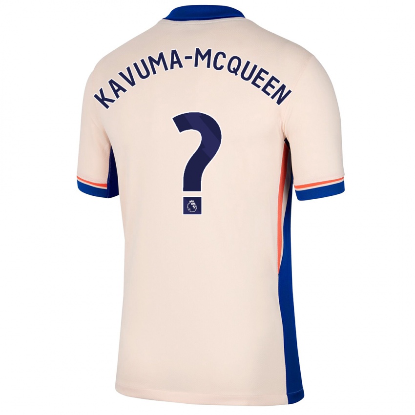 Niño Camiseta Ryan Kavuma-Mcqueen #0 Beige Claro 2ª Equipación 2024/25 La Camisa México