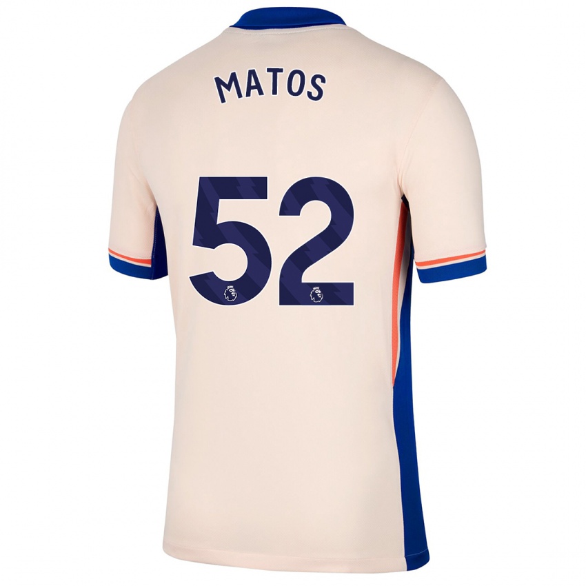 Niño Camiseta Alex Matos #52 Beige Claro 2ª Equipación 2024/25 La Camisa México