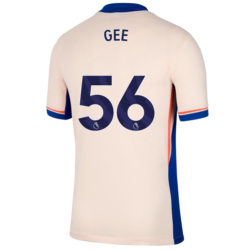 Niño Camiseta Billy Gee #56 Beige Claro 2ª Equipación 2024/25 La Camisa México