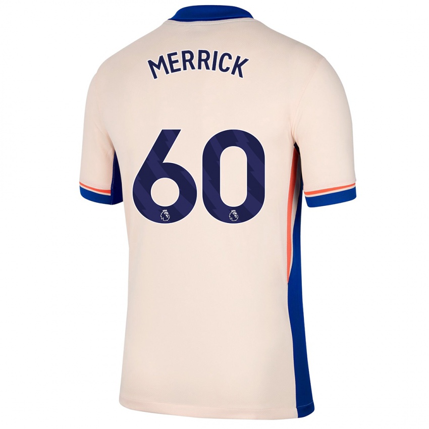 Niño Camiseta Max Merrick #60 Beige Claro 2ª Equipación 2024/25 La Camisa México