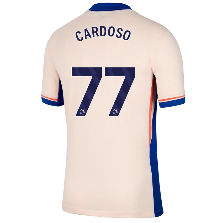 Niño Camiseta Leo Cardoso #77 Beige Claro 2ª Equipación 2024/25 La Camisa México