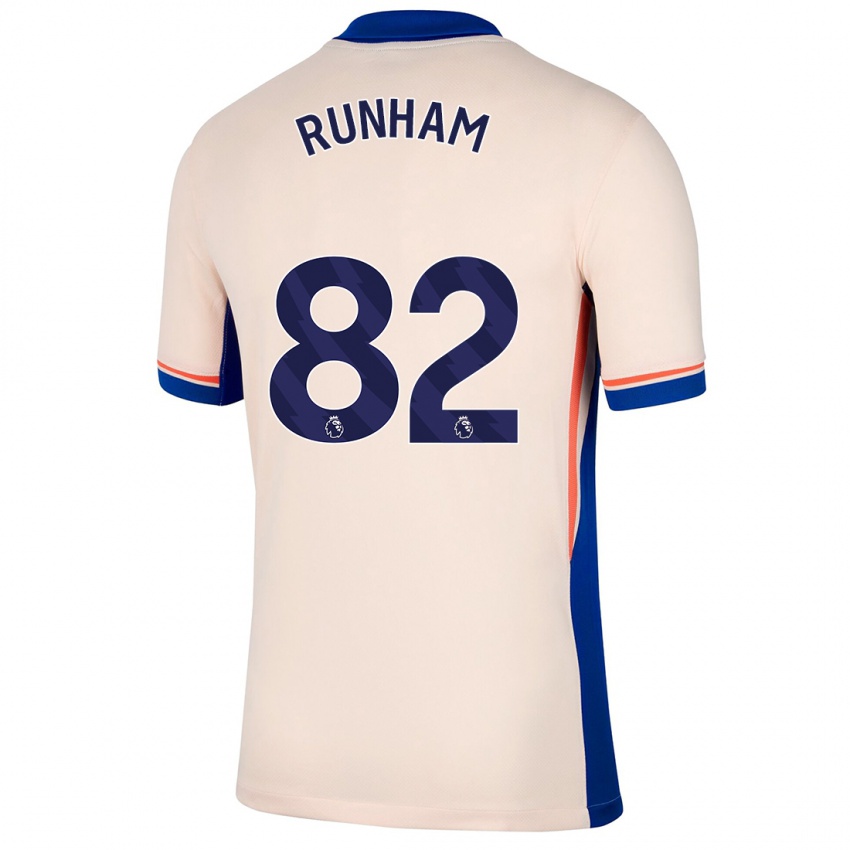 Niño Camiseta Frankie Runham #82 Beige Claro 2ª Equipación 2024/25 La Camisa México