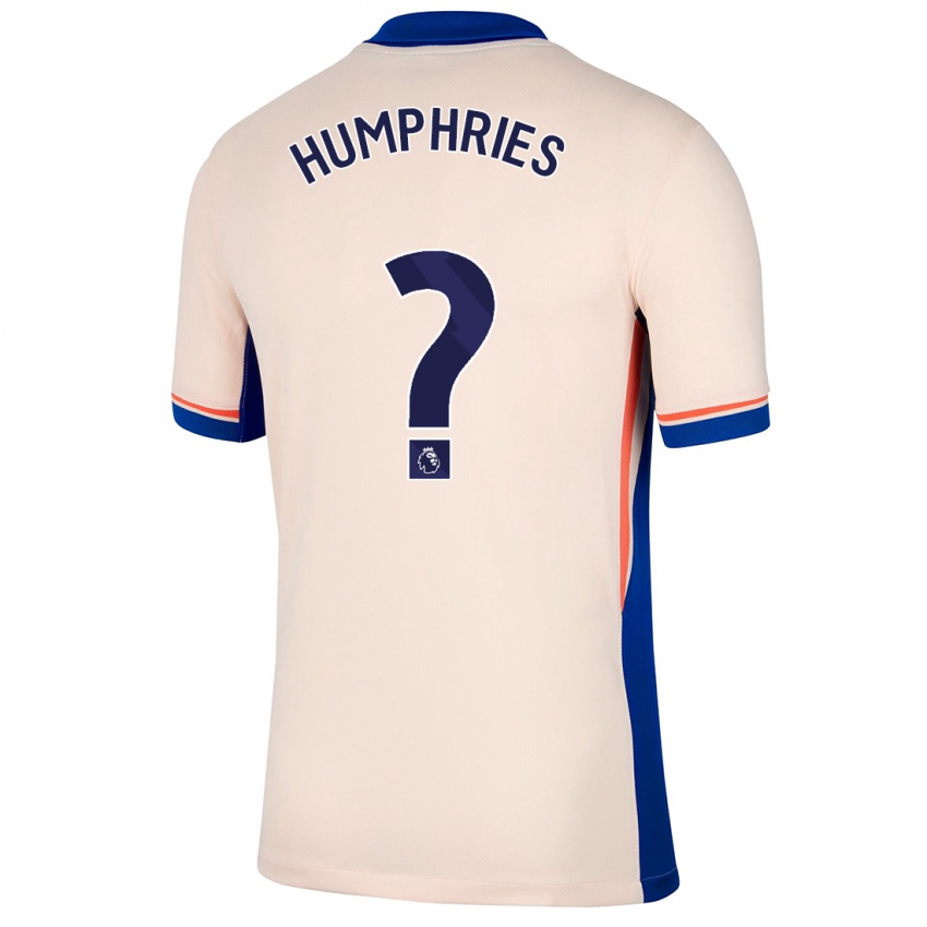 Niño Camiseta Greta Humphries #0 Beige Claro 2ª Equipación 2024/25 La Camisa México