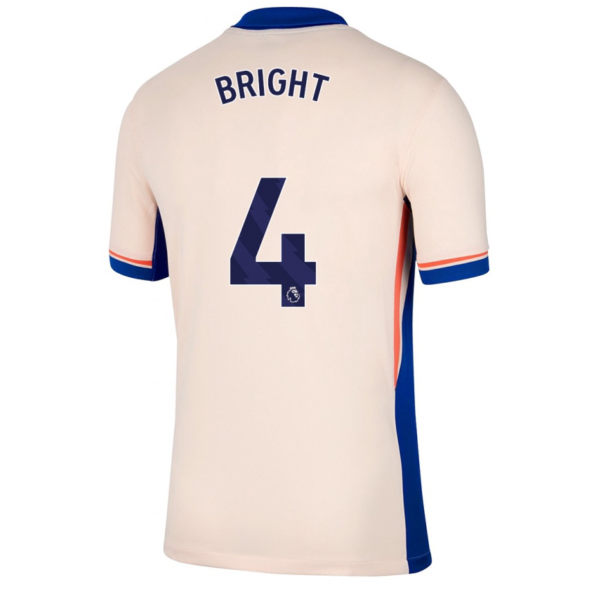 Niño Camiseta Millie Bright #4 Beige Claro 2ª Equipación 2024/25 La Camisa México