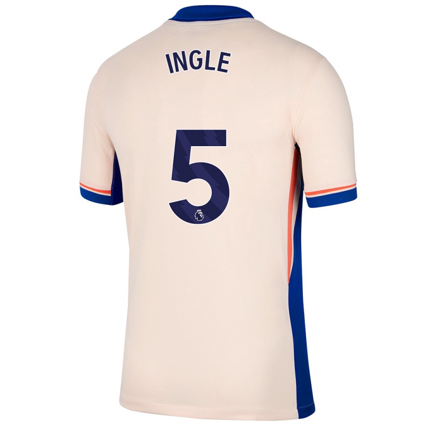 Niño Camiseta Sophie Ingle #5 Beige Claro 2ª Equipación 2024/25 La Camisa México