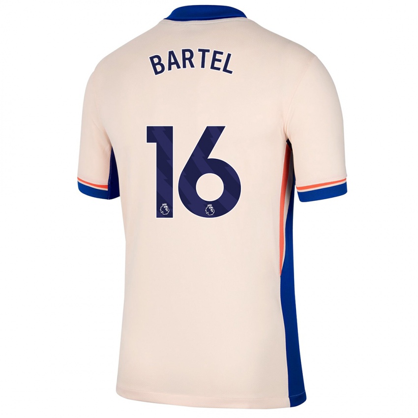 Niño Camiseta Júlia Bartel #16 Beige Claro 2ª Equipación 2024/25 La Camisa México