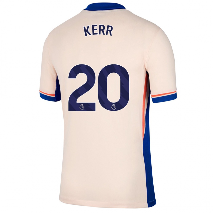 Niño Camiseta Sam Kerr #20 Beige Claro 2ª Equipación 2024/25 La Camisa México