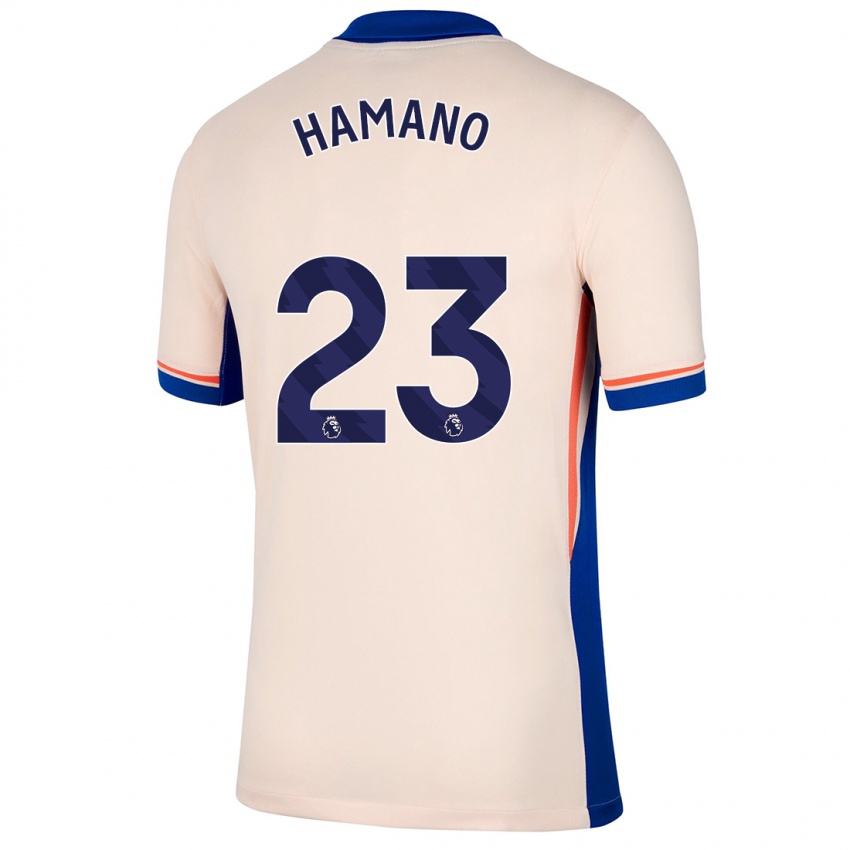 Niño Camiseta Maika Hamano #23 Beige Claro 2ª Equipación 2024/25 La Camisa México