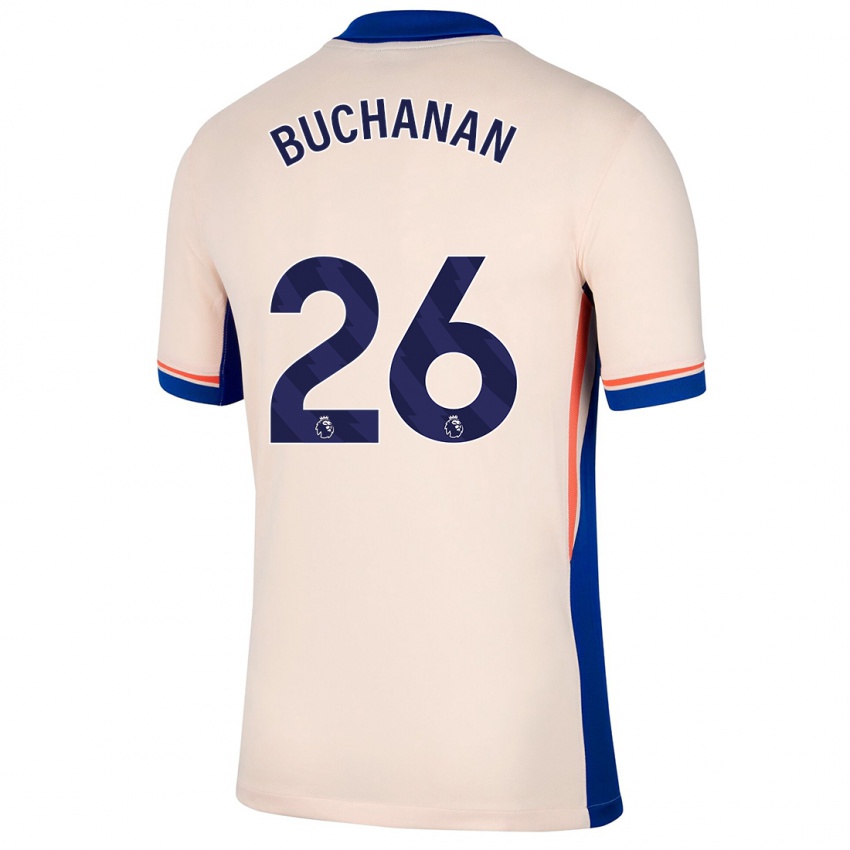 Niño Camiseta Kadeisha Buchanan #26 Beige Claro 2ª Equipación 2024/25 La Camisa México