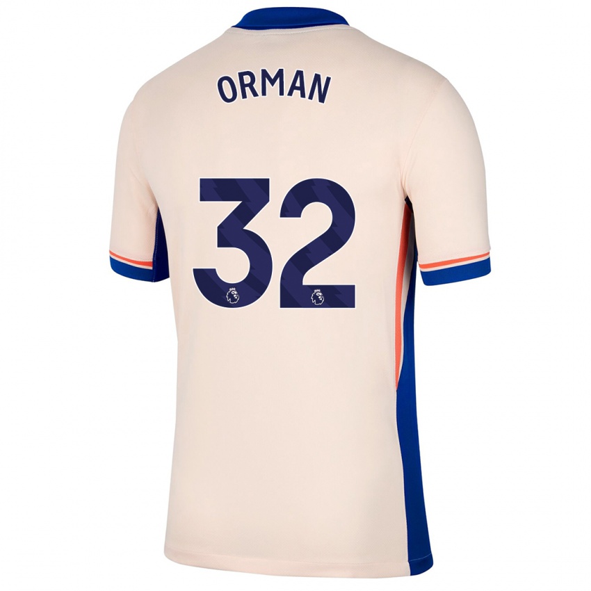 Niño Camiseta Emily Orman #32 Beige Claro 2ª Equipación 2024/25 La Camisa México