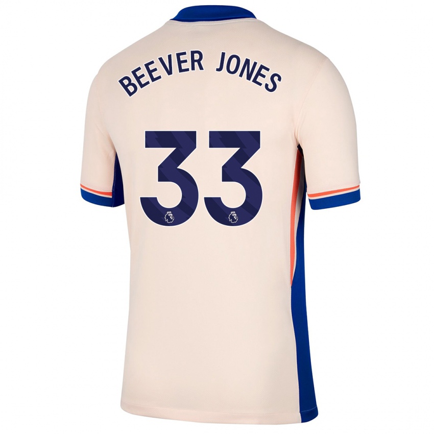 Niño Camiseta Aggie Beever-Jones #33 Beige Claro 2ª Equipación 2024/25 La Camisa México