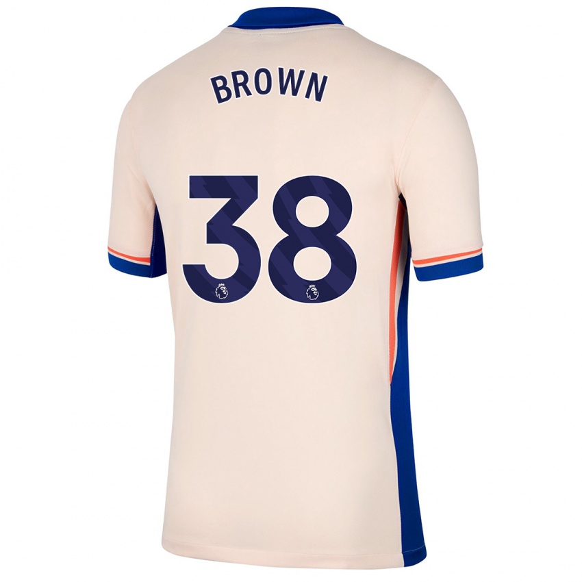 Niño Camiseta Cerys Brown #38 Beige Claro 2ª Equipación 2024/25 La Camisa México